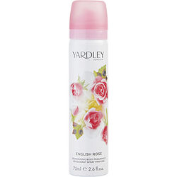 Yardley By Yardley English Rose Body Spray 2.6 Oz (new Packaging)