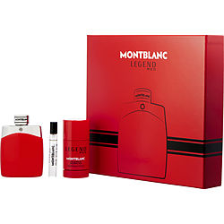 Mont Blanc Gift Set Mont Blanc Legend Red By Mont Blanc